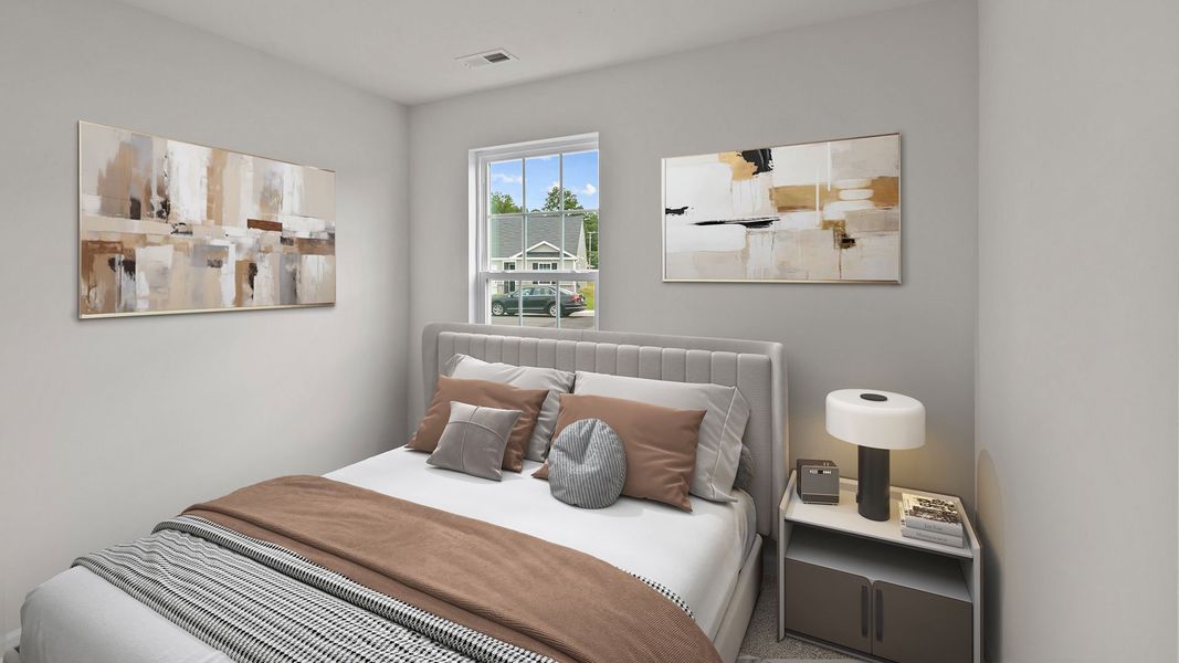 Furnished interior in a model home at Jetstream Park in Wilson (Image 4).