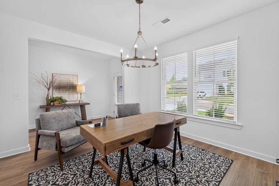 Furnished interior in a model home at Red Bird Manor in Jefferson (Image 9).