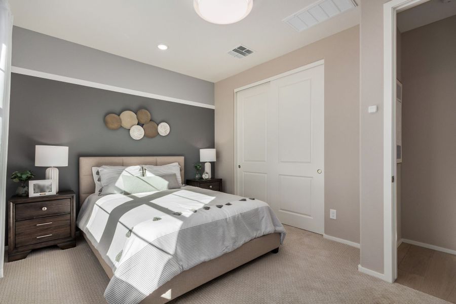 Furnished interior in a model home at Agave Springs at Teravalis in Buckeye (Image 43).