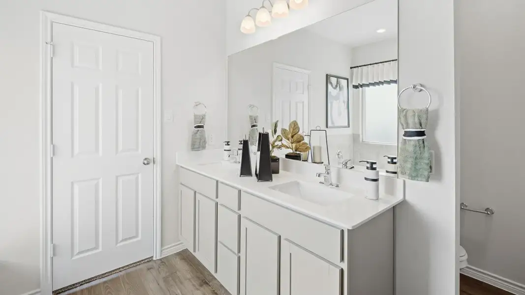 Furnished interior in a model home at Homestead in Temple (Image 18). Furnished interior in a model home at Homestead in Temple (Image 18).