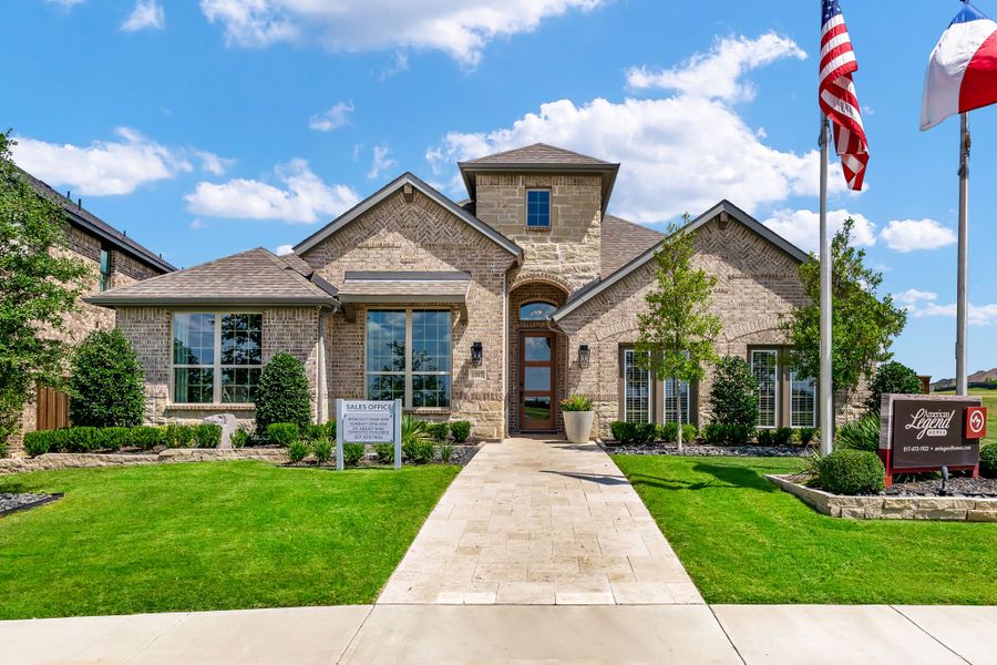 Plan 1685 Front Elevation Representative Photo by American Legend Homes