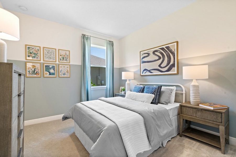 Furnished interior in a model home at Spirit Of Sebastian in Sebastian (Image 39). Furnished interior in a model home at Spirit Of Sebastian in Sebastian (Image 39).