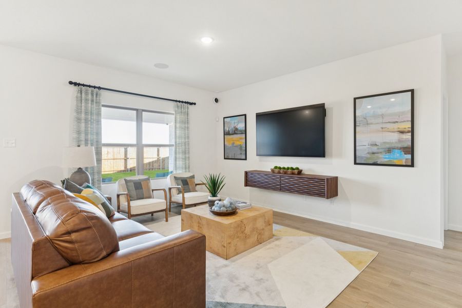 Furnished interior in a model home at Sunterra Lakes in Brookshire (Image 11). Furnished interior in a model home at Sunterra Lakes in Brookshire (Image 11).