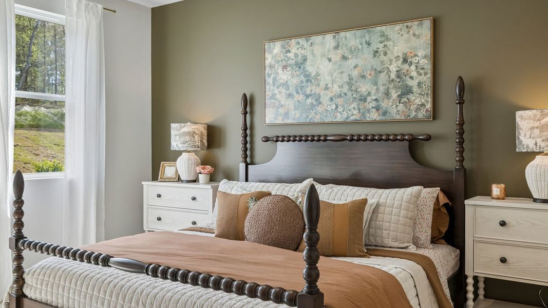 Furnished interior in a model home at Reserve at Hickory Ridge in Columbia (Image 43).