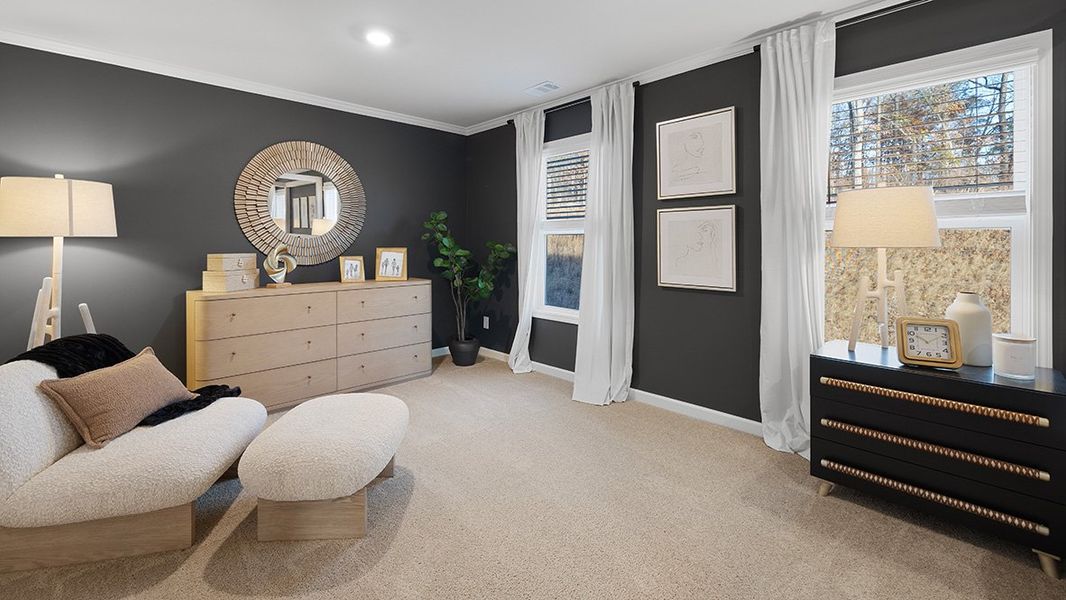 Furnished interior in a model home at Butner Estates in South Fulton (Image 29).