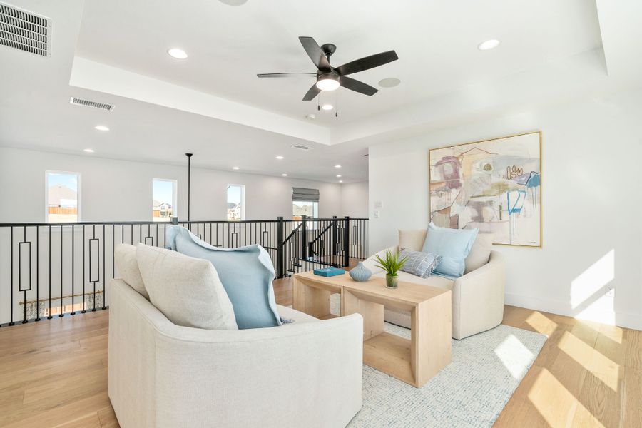 Furnished interior in a model home at BridgeWater 40s in Midlothian (Image 6). Furnished interior in a model home at BridgeWater 40s in Midlothian (Image 6).