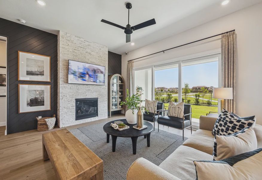 Plan 5042 model great room - 3 of 11 Plan 5042 model great room - 3 of 11