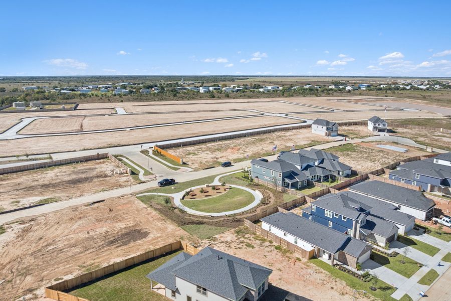 Aerial view of the La Segarra community in Brookshire, TX, showing layout and nearby surroundings (Image 11).