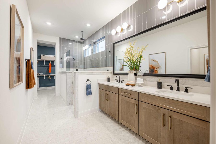 Furnished interior in a model home at Briggs Ranch – Signature Legacy Series in San Antonio (Image 6).