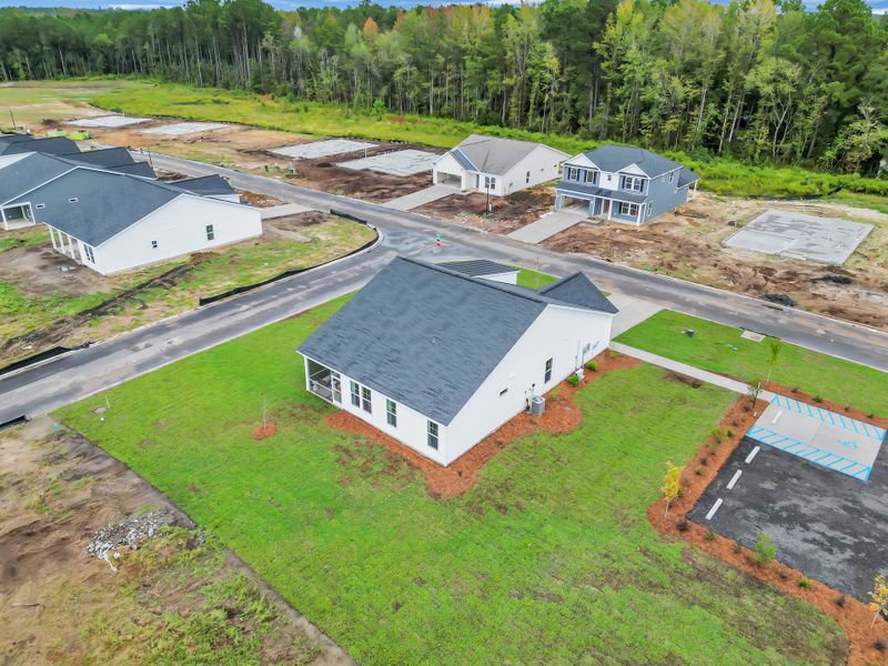 Aerial view of the King Farm Estates community in Aynor, SC, showing layout and nearby surroundings (Image 10).
