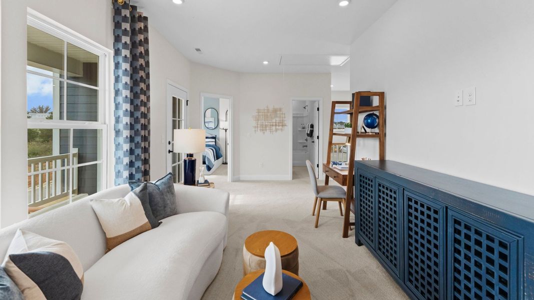 Furnished interior in a model home at Miller Farm Single Family Homes in Pineville (Image 53). Furnished interior in a model home at Miller Farm Single Family Homes in Pineville (Image 53).