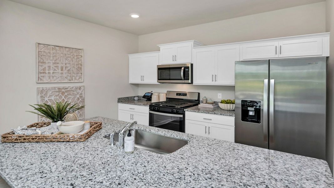 Furnished interior in a model home at Mulberry Landing in Orangeburg (Image 19).