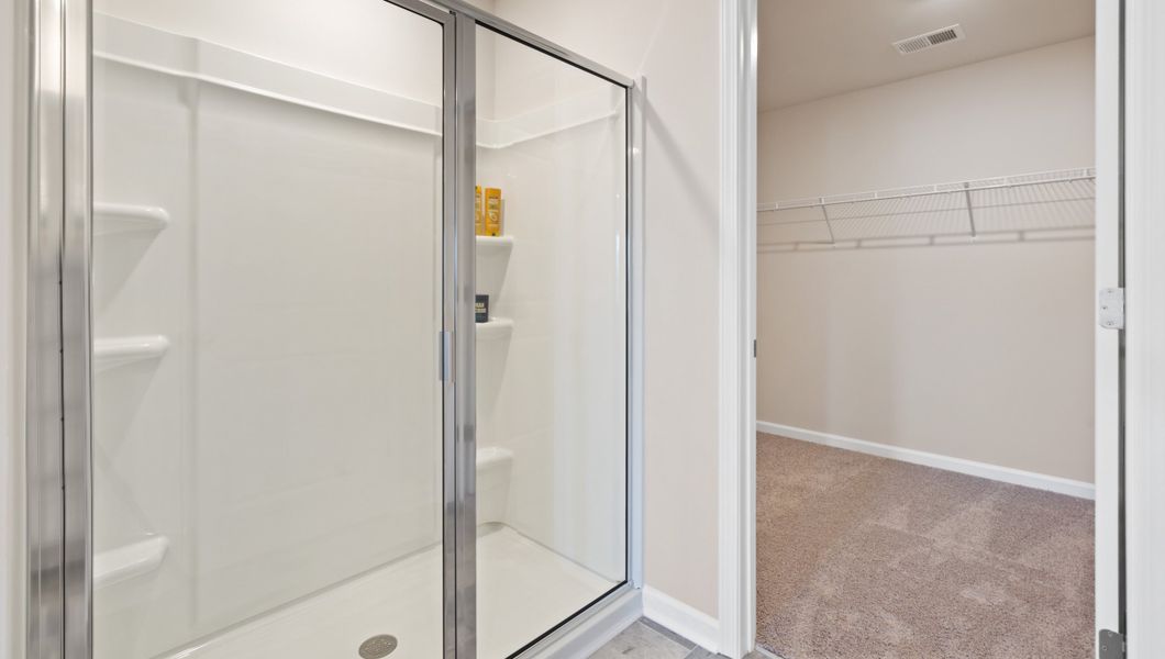 Furnished interior in a model home at Treemont Commons in Wellford (Image 21).