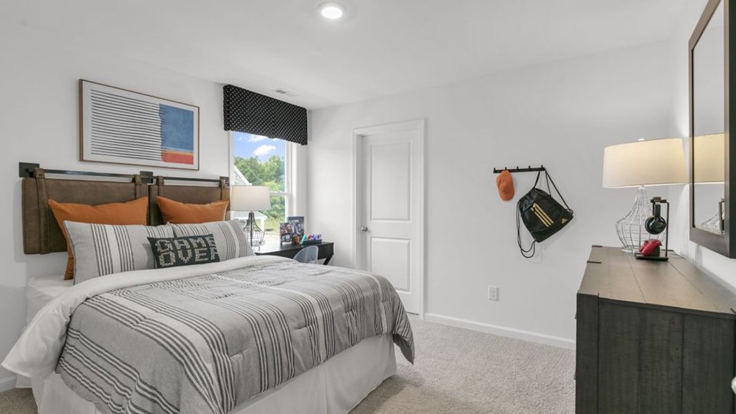 Furnished interior in a model home at Kalas Falls in Wake Forest (Image 36). Furnished interior in a model home at Kalas Falls in Wake Forest (Image 36).