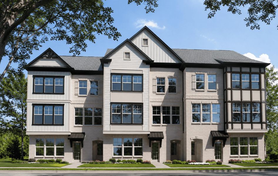 Front exterior of a home in the Town Center Overlook community, located in Norcross, GA (Image 2). Front exterior of a home in the Town Center Overlook community, located in Norcross, GA (Image 2).