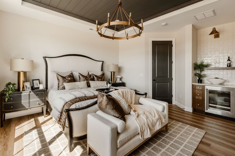 Furnished interior in a model home at Trillium Reserve at Lake Norman in Mooresville (Image 6). Furnished interior in a model home at Trillium Reserve at Lake Norman in Mooresville (Image 6).