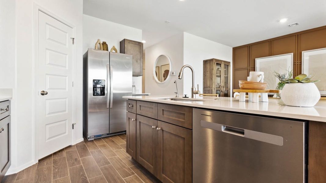 Furnished interior in a model home at Moonlight in Maricopa (Image 7).