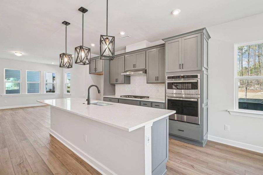 Furnished interior in a model home at Carriages at Chatham Park in Pittsboro (Image 36). Furnished interior in a model home at Carriages at Chatham Park in Pittsboro (Image 36).