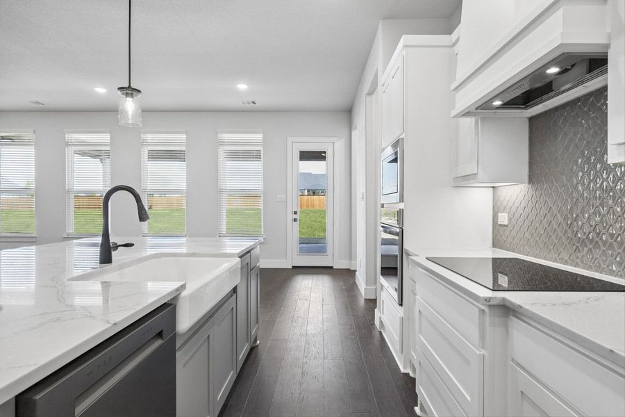 Furnished interior in a model home at Coppenger Place in Godley (Image 34).