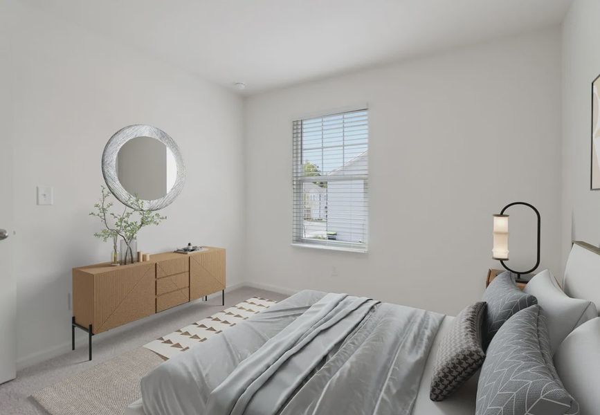 Furnished interior in a model home at Rivington Walk in Winder (Image 7).