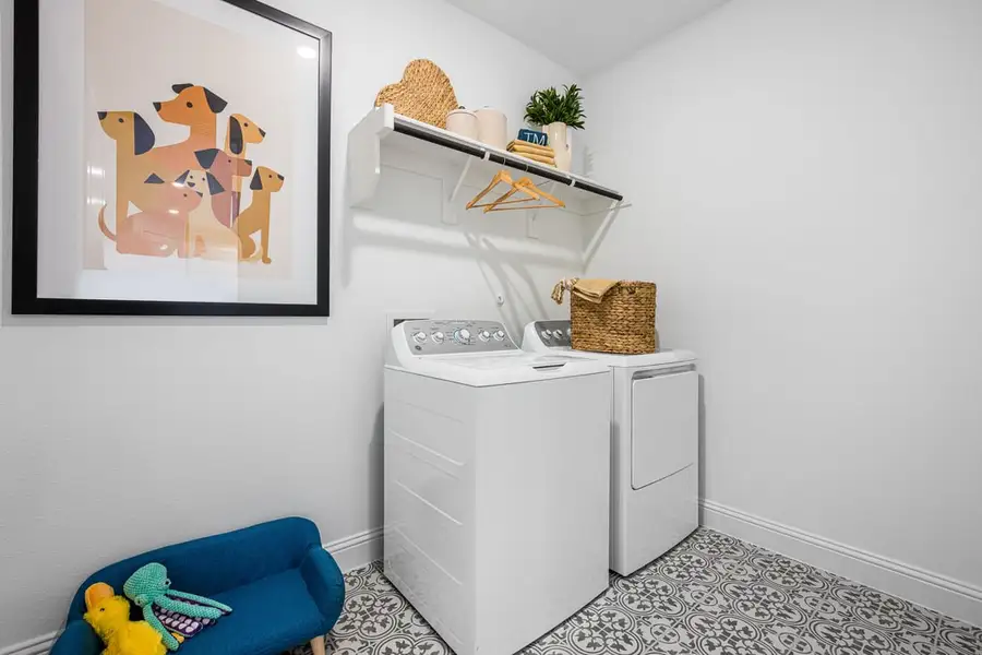 Furnished interior in a model home at Highland Lakes 50s in McKinney (Image 33). Furnished interior in a model home at Highland Lakes 50s in McKinney (Image 33).