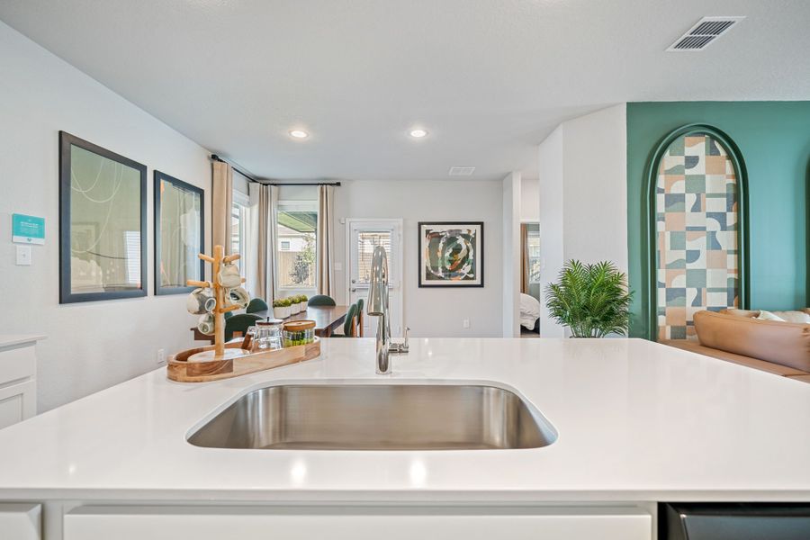 Furnished interior in a model home at Azalea in Pattison (Image 7).