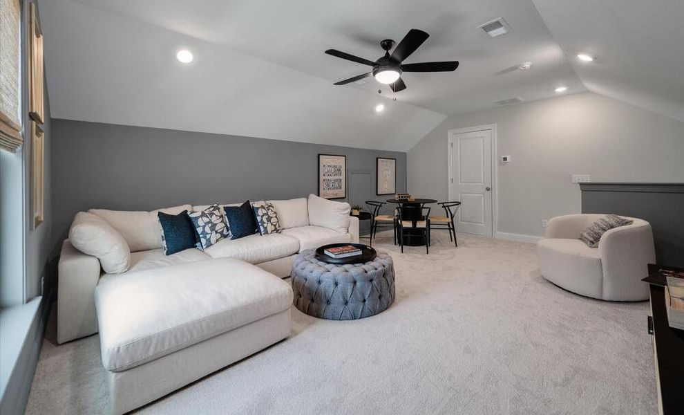 Furnished interior in a model home at Parker's Preserve in Ridgeville (Image 41).