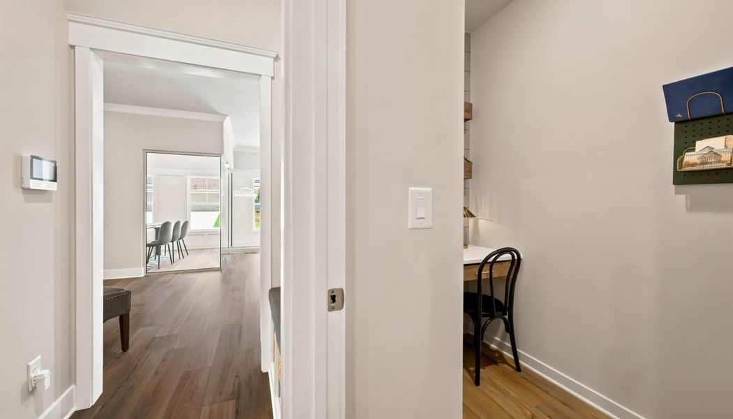 Furnished interior in a model home at Fowler Farms in Auburn (Image 66).