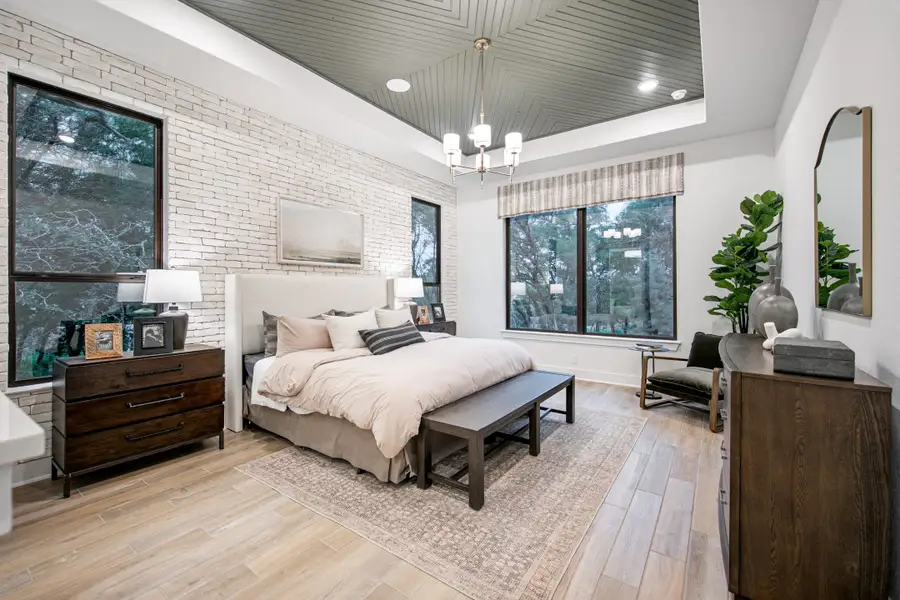 Furnished interior in a model home at Heimer Estates at Garden Ridge in San Antonio (Image 7).