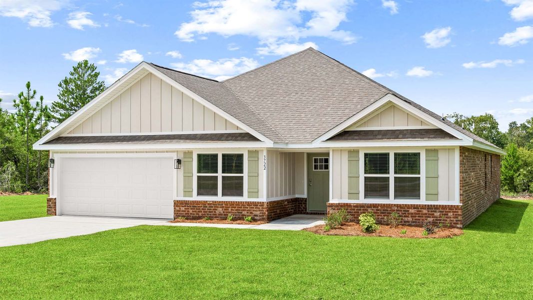 Front exterior of a home in the Sunny Hills community, located in Chipley, FL (Image 4).