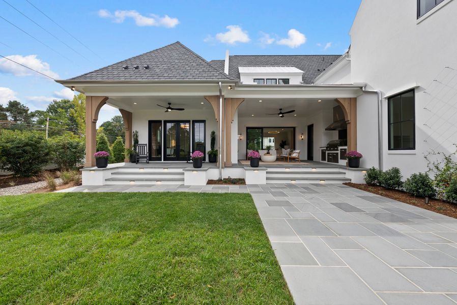 Exterior details of a home in The Founding at Blue Ridge, Raleigh (Image 18).