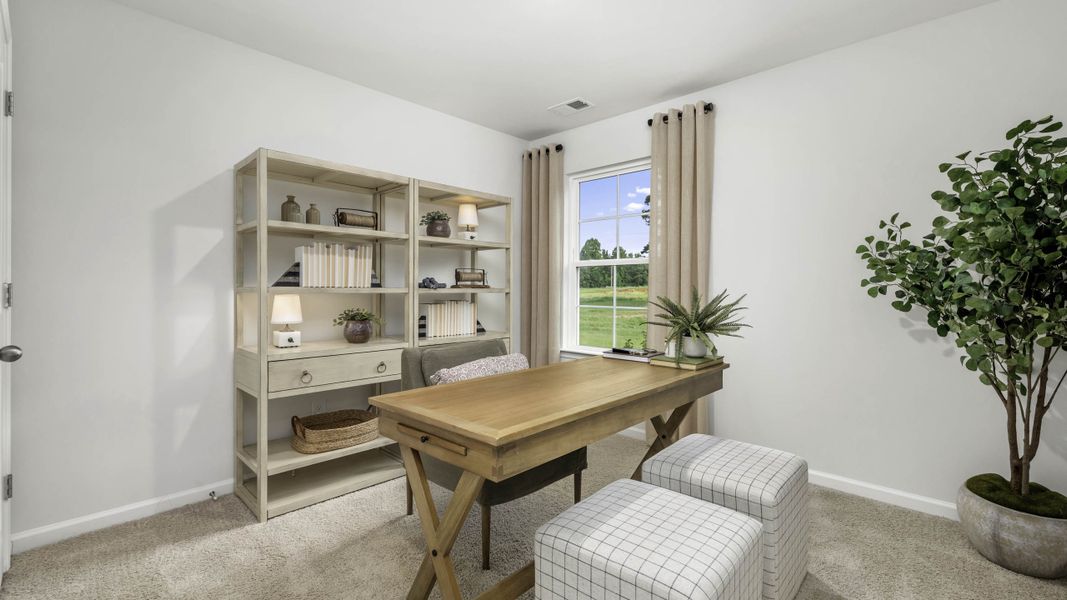 Furnished interior in a model home at Baymeade in Lexington (Image 8).