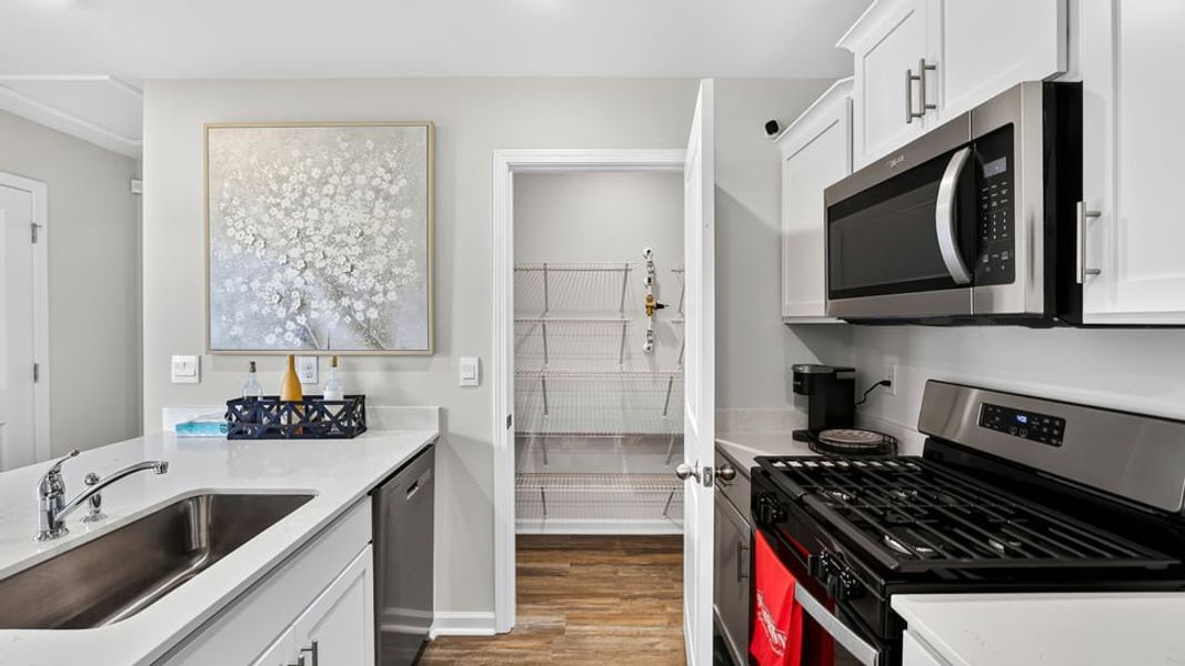 Furnished interior in a model home at Village 3 in Woodruff (Image 16). Furnished interior in a model home at Village 3 in Woodruff (Image 16).