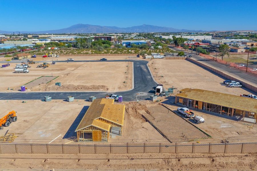 Site preparation and early development at Cielo Reserve in Tucson, AZ (Image 16).