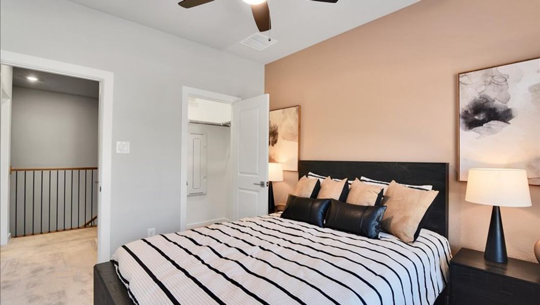 Furnished interior in a model home at Summer Place  35' in Montgomery (Image 29).