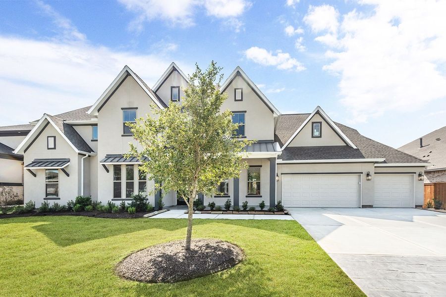 Front exterior of a home in the Towne Lake 80' community, located in Cypress, TX (Image 4). Front exterior of a home in the Towne Lake 80' community, located in Cypress, TX (Image 4).