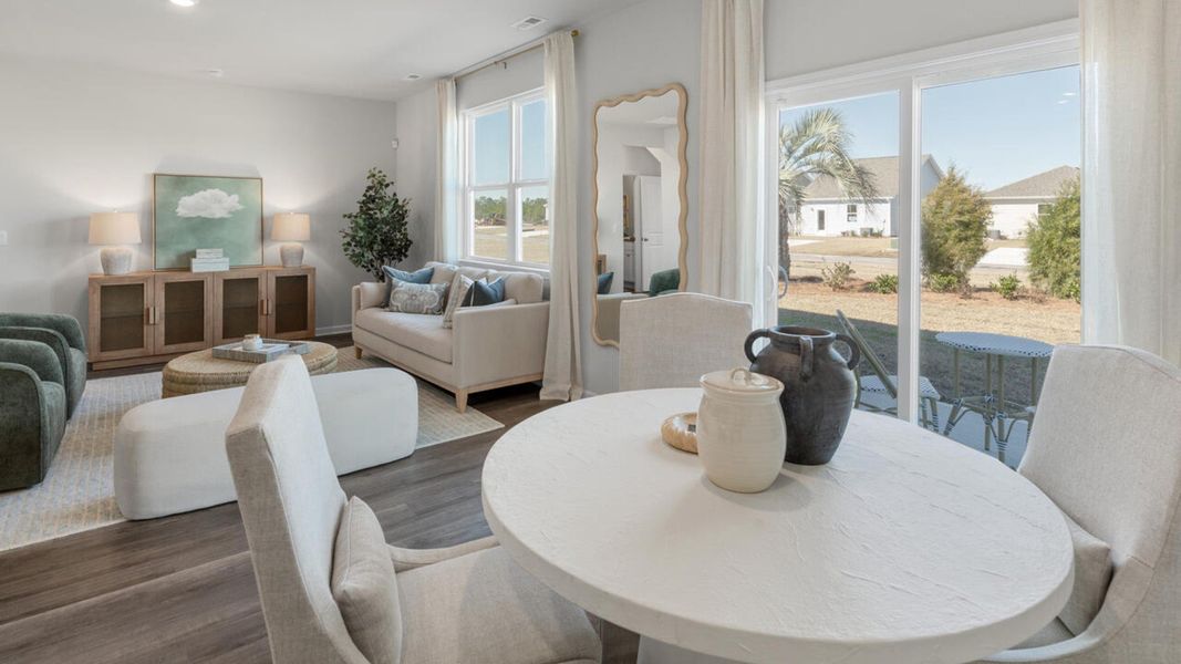 Furnished interior in a model home at Bella Point in Bolivia (Image 13). Furnished interior in a model home at Bella Point in Bolivia (Image 13).