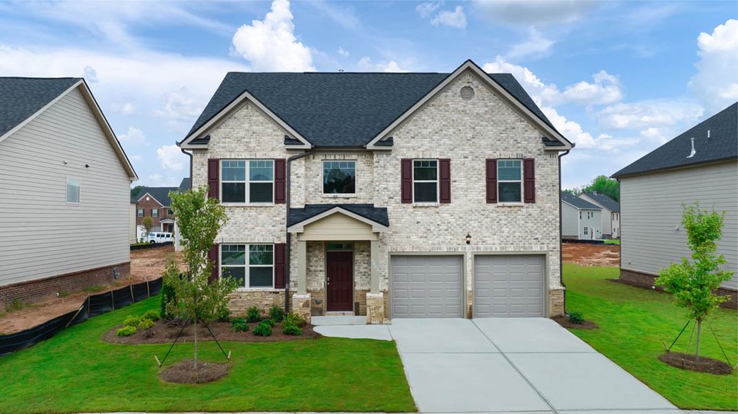 Front exterior of a home in the Independence community, located in Loganville, GA (Image 14).