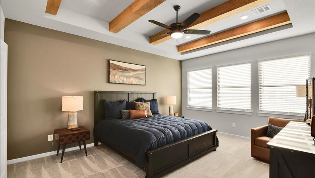 Furnished interior in a model home at Summer Place  35' in Montgomery (Image 32).