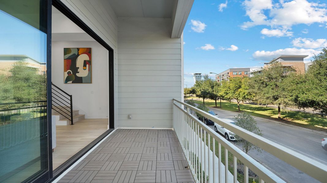 Exterior details of a home in Austin Modern Lofts at Mueller, Austin (Image 4).