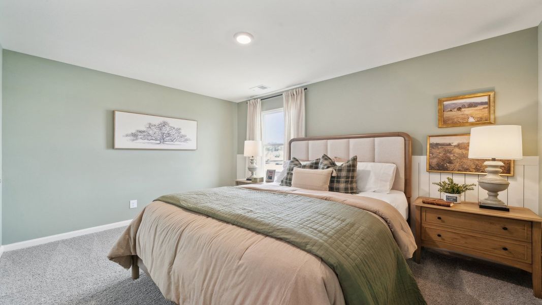 Furnished interior in a model home at Tooley Harbor in Elizabeth City (Image 26).