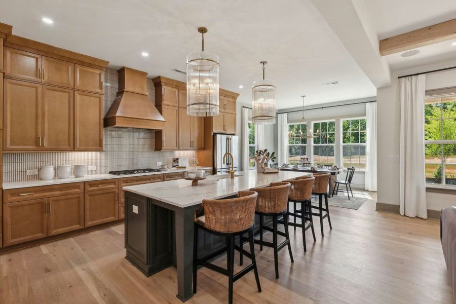 Furnished interior in a model home at Coventry Glen in Huntersville (Image 15).
