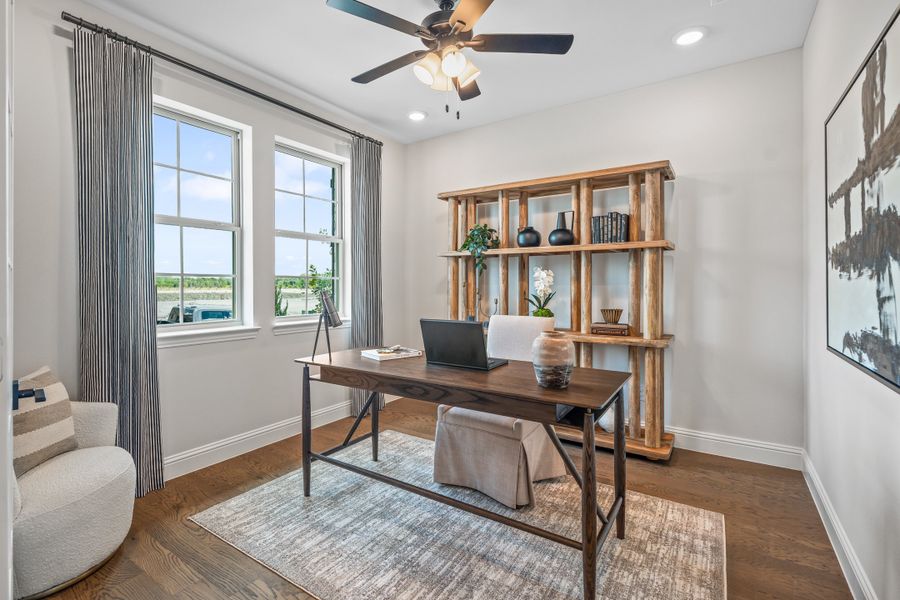 Furnished interior in a model home at Cottonwood Creek in Dorchester (Image 5). Furnished interior in a model home at Cottonwood Creek in Dorchester (Image 5).