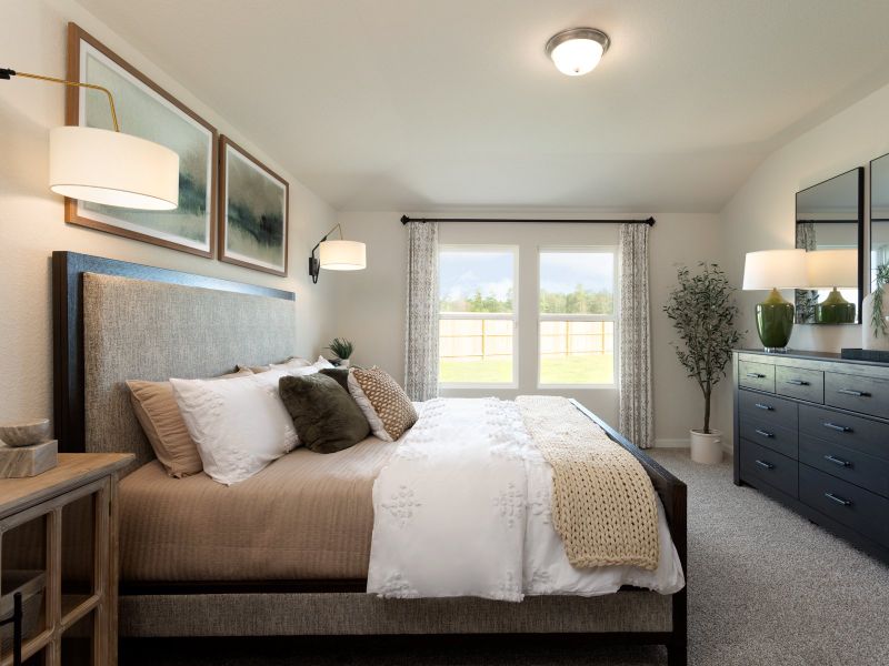 Enjoy peaceful evenings in the tranquil primary suite.