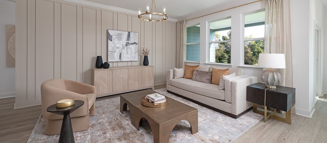 Furnished interior in a model home at Willow Landing in Mount Juliet (Image 7).