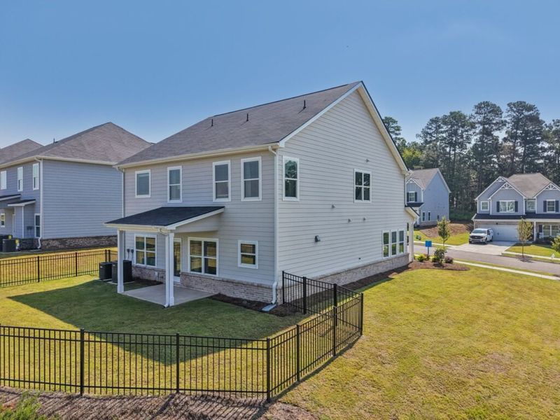 Exterior details of a home in The Hills at Cedar Creek, Winder (Image 42).