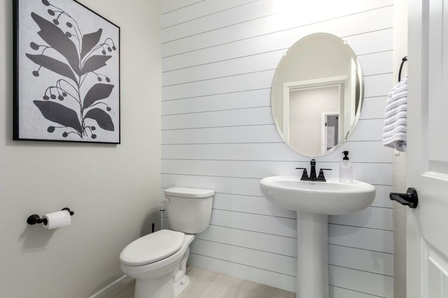 Furnished interior in a model home at Agave Springs at Teravalis in Buckeye (Image 51).