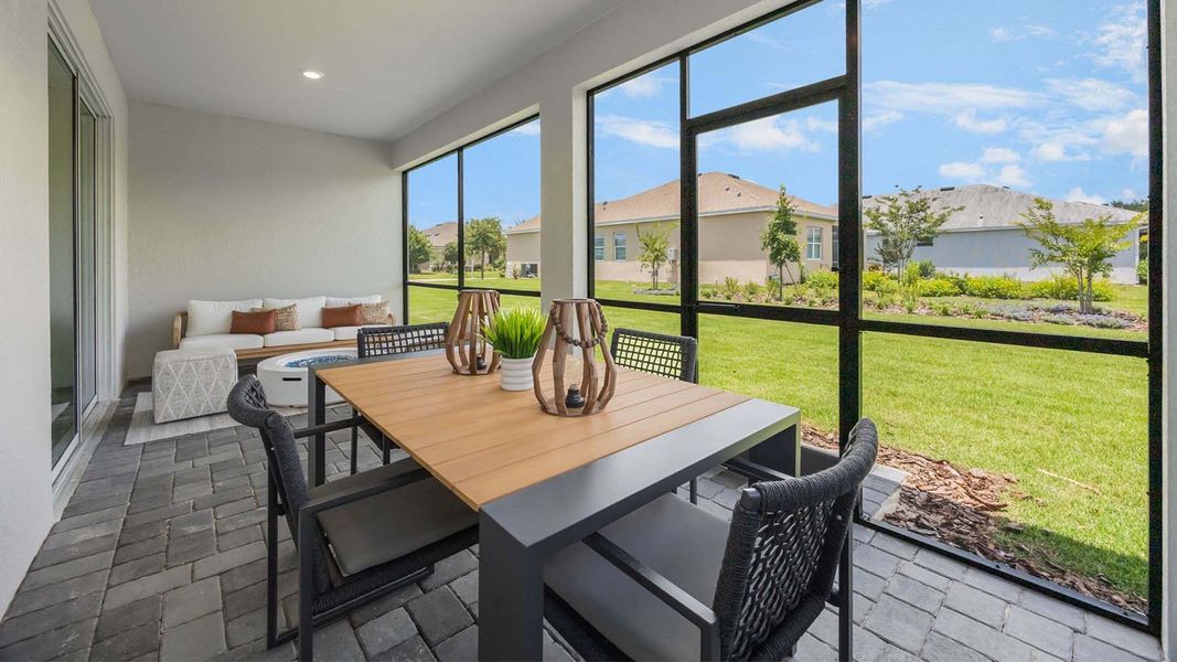 Furnished interior in a model home at Lakes of Mount Dora in Mount Dora (Image 19).