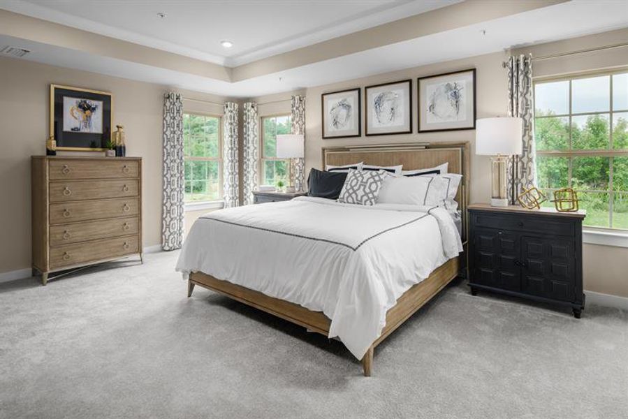 Furnished interior in a model home at Brookshire Estates in Sanford (Image 7). Furnished interior in a model home at Brookshire Estates in Sanford (Image 7).