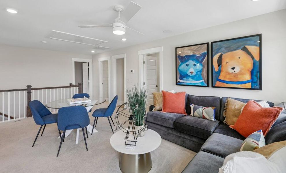 Furnished interior in a model home at The Grove at Bratton Park in York (Image 36). Furnished interior in a model home at The Grove at Bratton Park in York (Image 36).